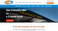 Desktop Screenshot of crimsafe.com.au